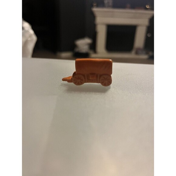 Wade Whimsies Covered Wagon Stagecoach Figurine Red Rose Tea American Heritage - Picture 1 of 2